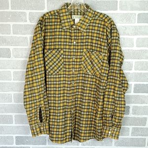 Haband Vintage 80's Pearl Snap Long Sleeve Shirt Made in Switzerland Men's L